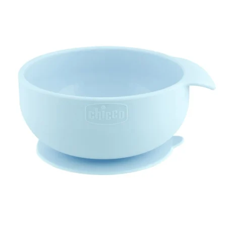 Chicco Silicone Skál Blá