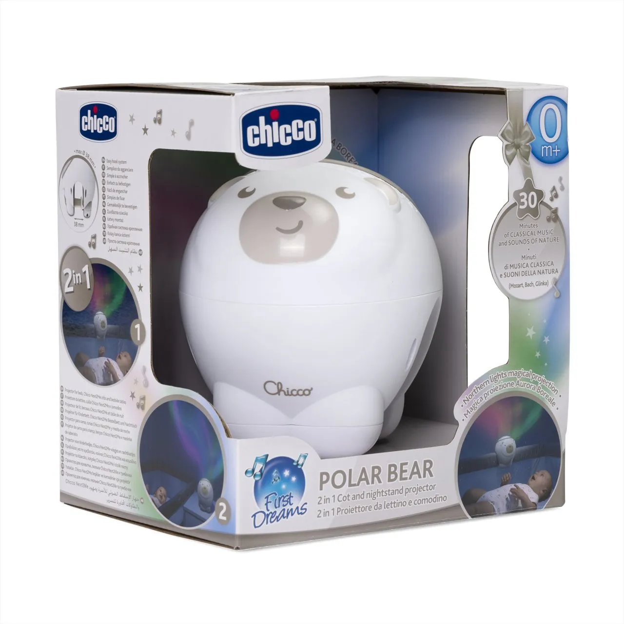 Chicco Ísbjörn með norðurljósum spiladós - Image 2