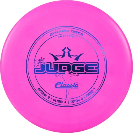 Dynamic Discs Classic Blend EMAC Judge Putter - Bleikur
