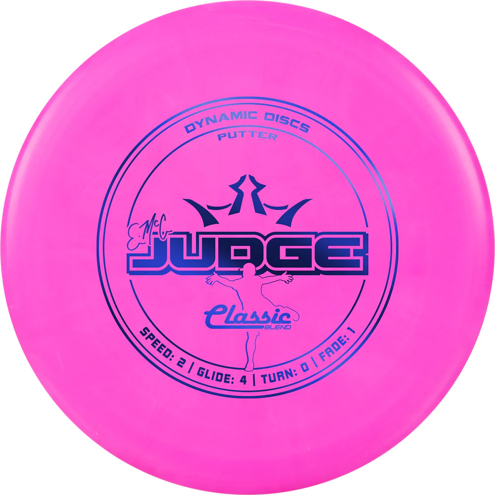 Dynamic Discs Classic Blend EMAC Judge Putter - Bleikur