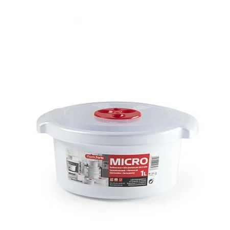 PlastForte Örbylgjupottur 1L Hvítur