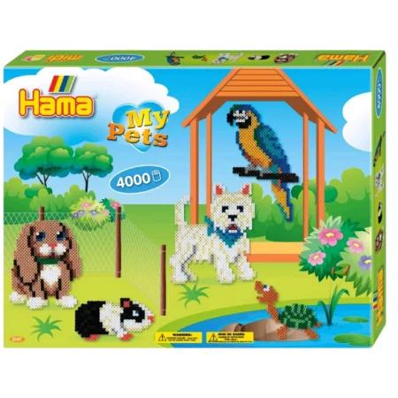 Hama Perlur - Gjafakassi - My Pets 4000 stk
