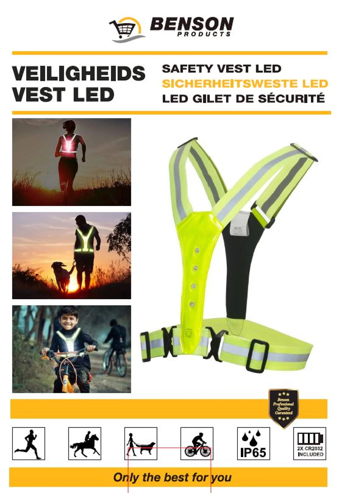 Öryggisvesti / Hlaupavesti led - Image 3