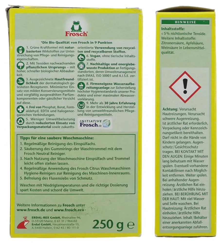 Frosch Þvottavéla Hreinsir 250g - Image 2