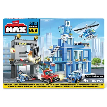 Zuru Max City Stór Lögreglustöð 870 kubbar