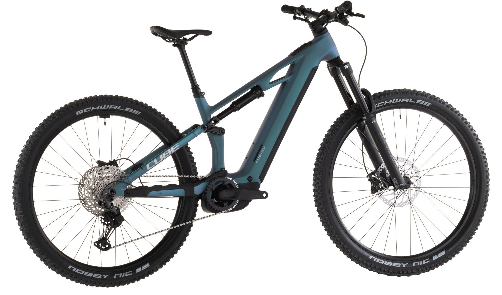 Cube Stereo Hybrid ONE44 HPC Race 800 Rafmagnshjól smaragdgrey´n´prism - Image 9