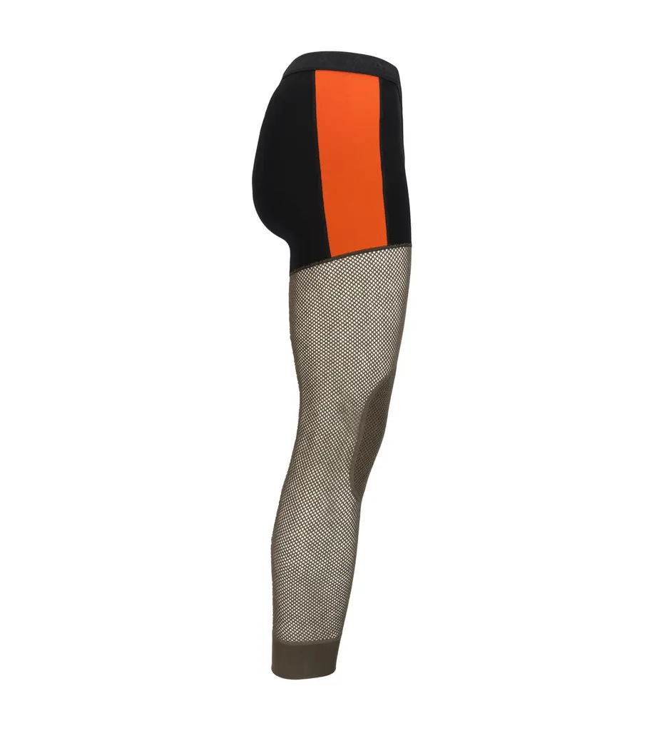 Aclima WoolNet Herra Ullarnetbuxur Jet black/tarmac/gold flame - Image 3