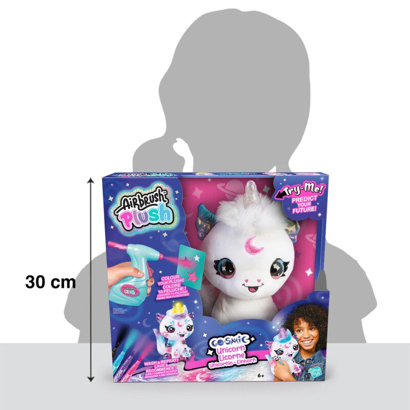 Airbrush Plush Cosmic Einhyrningur 20cm - Image 5