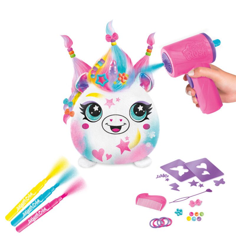 Airbrush Plush Hár'iffic 17cm Squish Pal-Prinsessa - Image 12