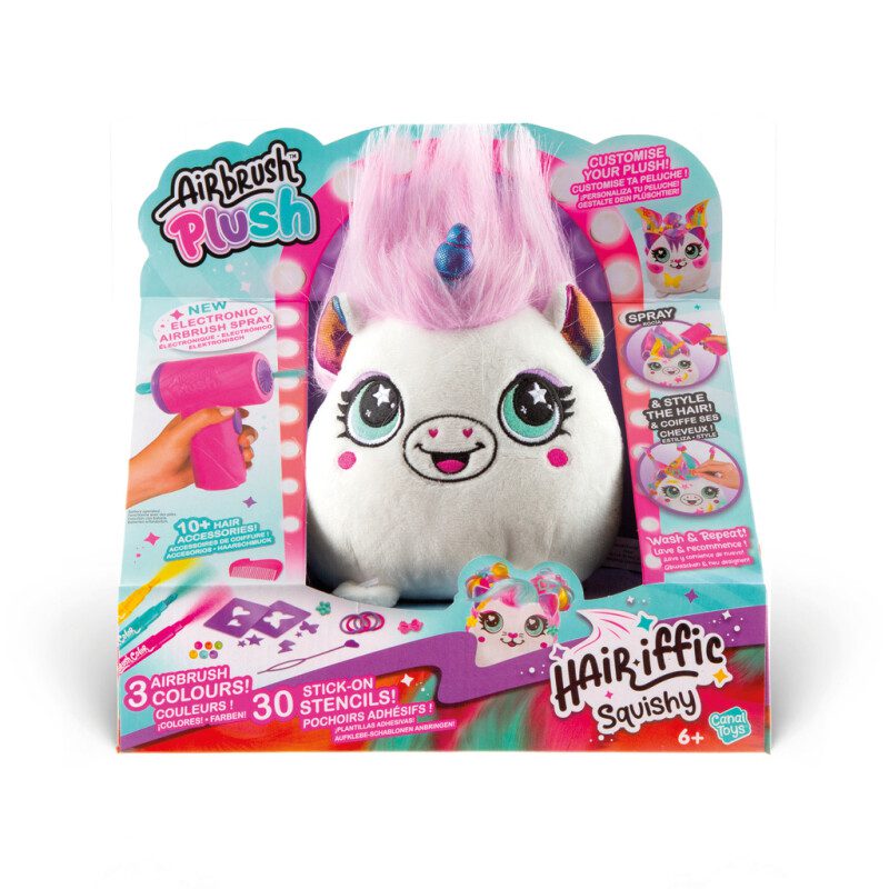 Airbrush Plush Hár'iffic 17cm Squish Pal-Prinsessa - Image 10
