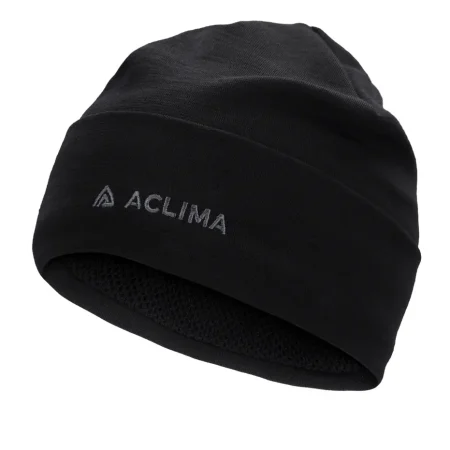 Aclima WoolNet Light Beanie Húfa U Jet black