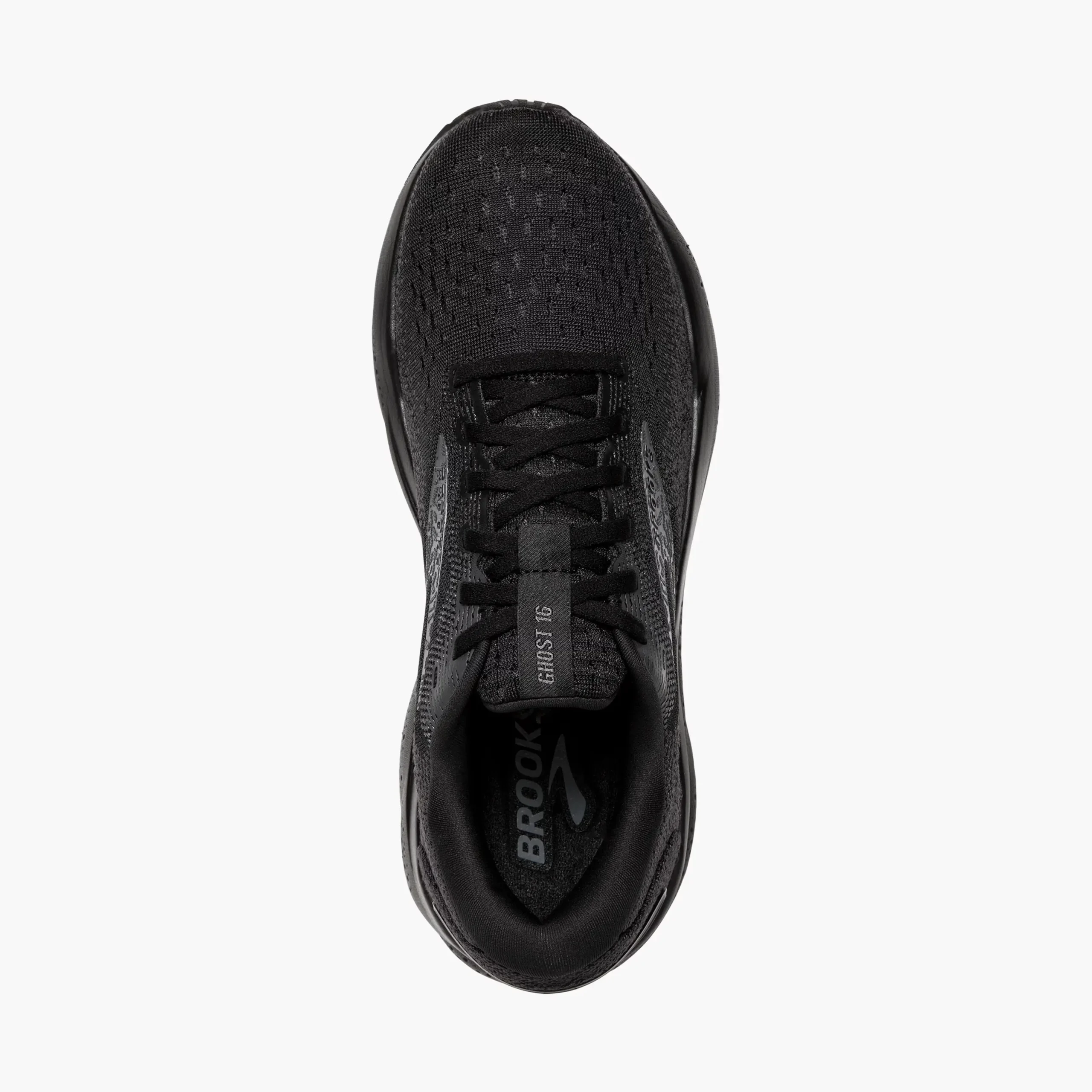 Brooks Ghost 16 Herra Hlaupaskór - Black/Black/Ebony - Image 3
