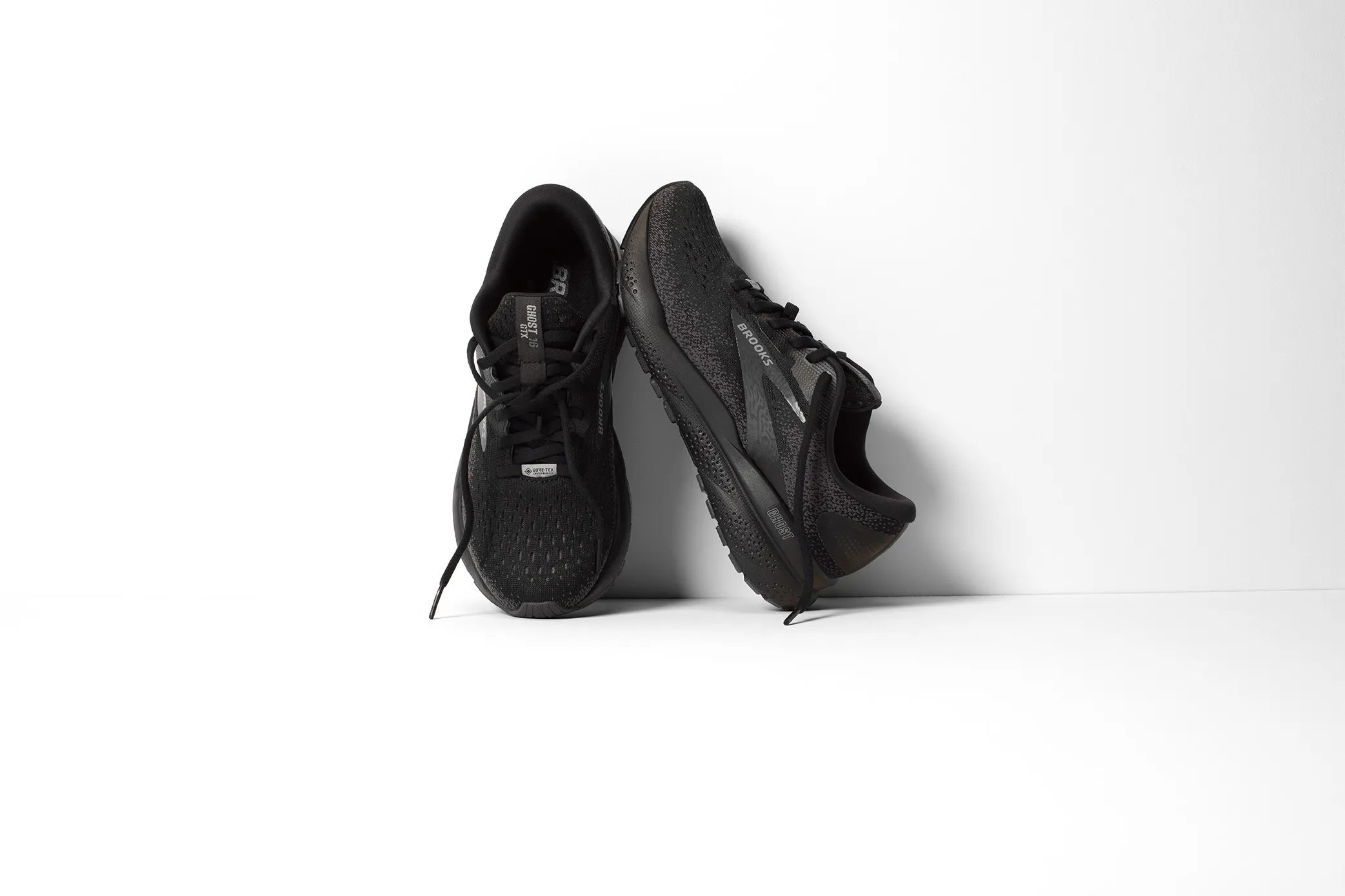 Brooks Ghost 16 GTX Herra Hlaupaskór Black/Black/Ebony - Image 7