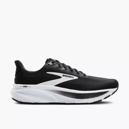Brooks Ghost 17 Herra Hlaupaskór Black/Grey/White