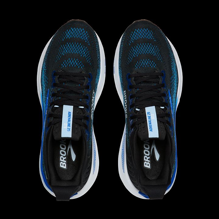 Brooks Adrenaline GTS 25 Herra Hlaupaskór Black/Blue/Nantucket Breeze - Image 6