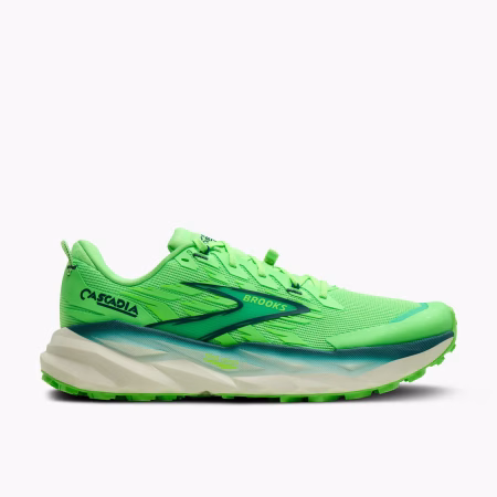 Brooks Cascadia 19 Herra Hlaupaskór Gecko/Atlantic Deep/Bluewash