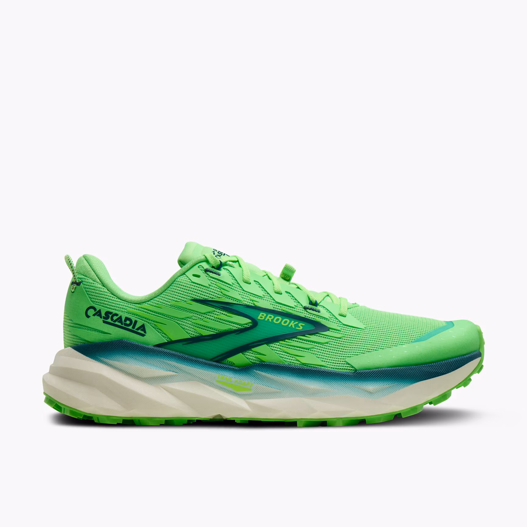 Brooks Cascadia 19 Herra Hlaupaskór Gecko/Atlantic Deep/Bluewash