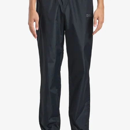 Jack Wolfskin Herra Regnbuxur Black