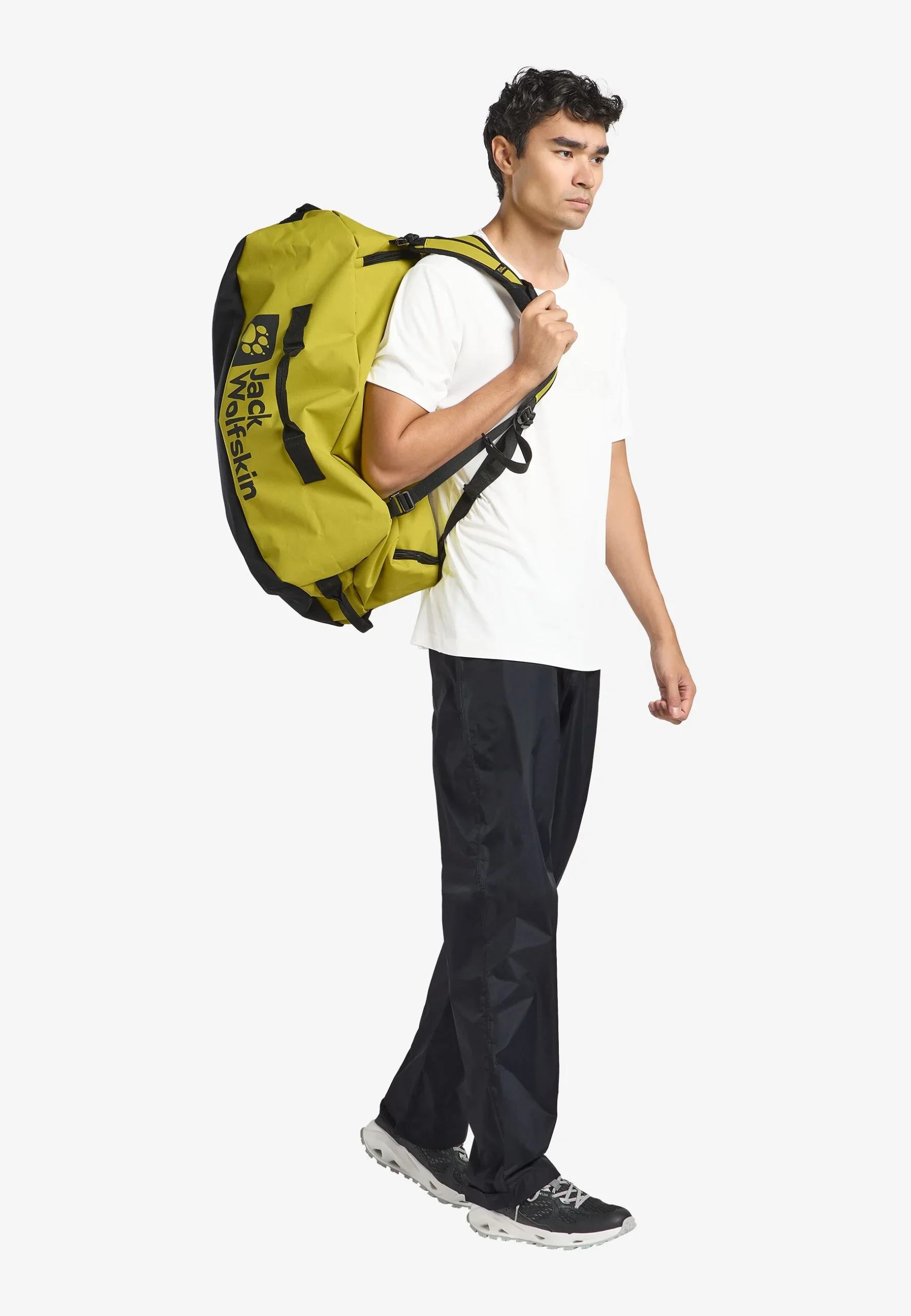Jack Wolfskin Herra Regnbuxur Black - Image 3