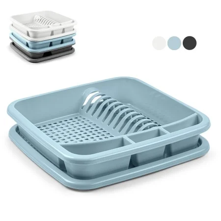 PlastForte Uppþvottagrind með bakka