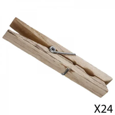 Þvottaklemmur tré Z 24 stk.