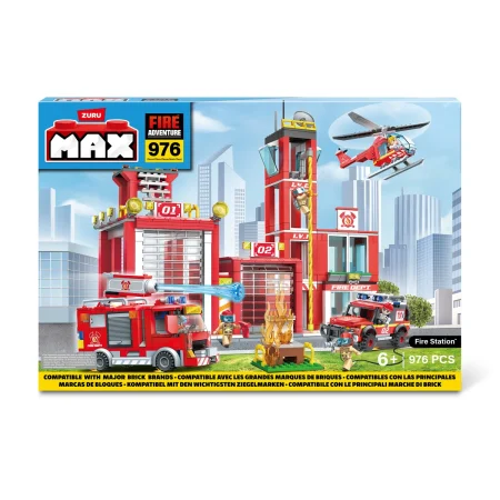 Zuru Max City Stór Slökkvistöð 976 kubbar
