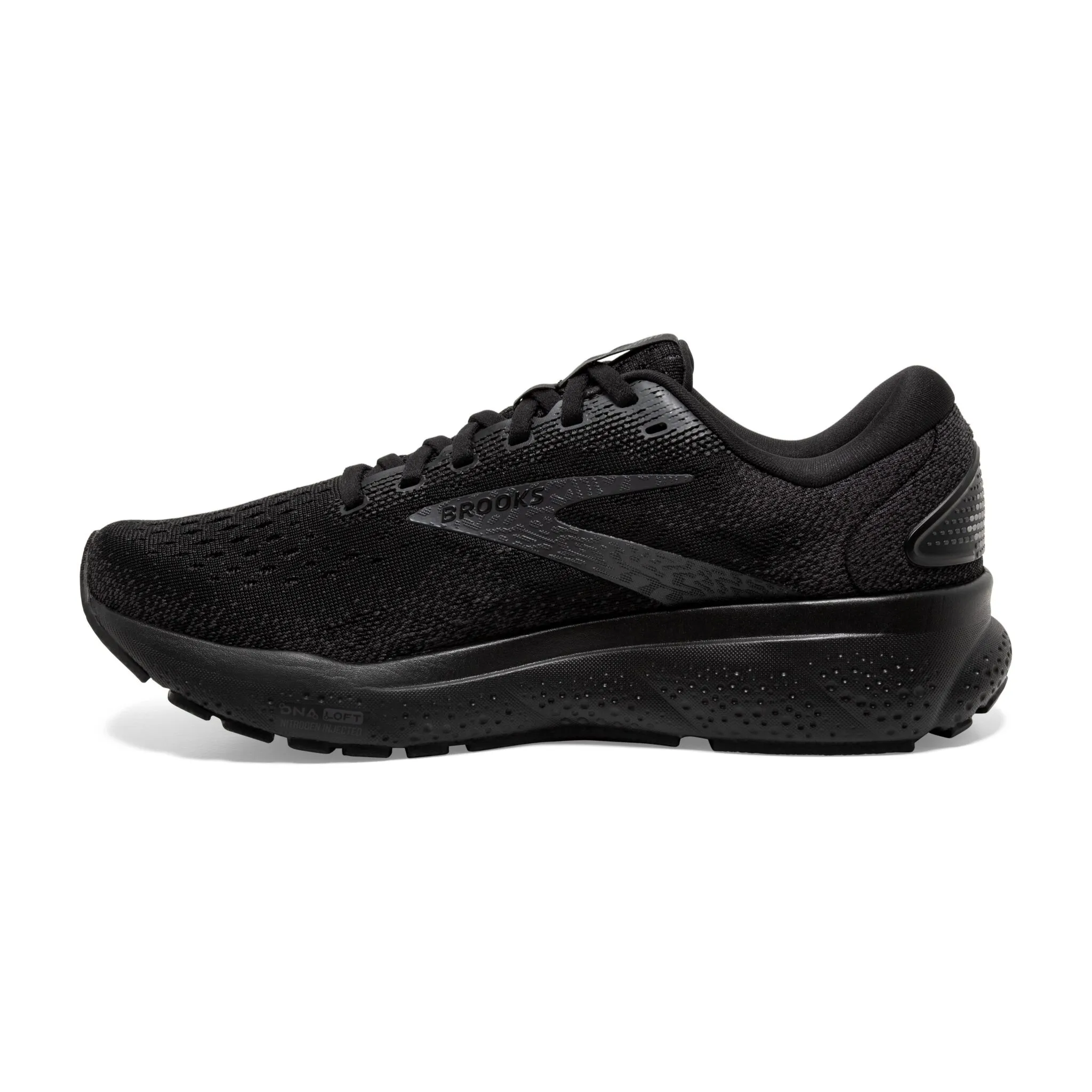Brooks Ghost 16 Dömu Hlaupaskór Black/Black/Ebony - Image 4