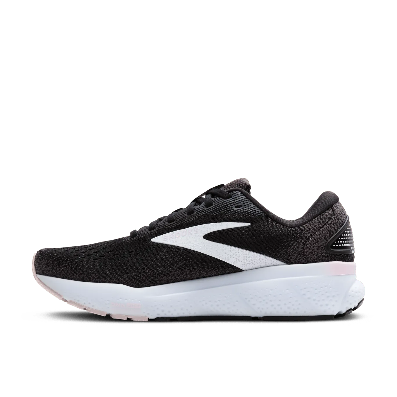 Brooks Ghost 16 Dömu Hlaupaskór Black/White/Orchid Ice - Image 3