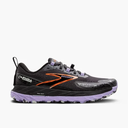 Brooks Cascadia 18 Dömu Hlaupaskór - Ebony/Sweet Lavender/Copper