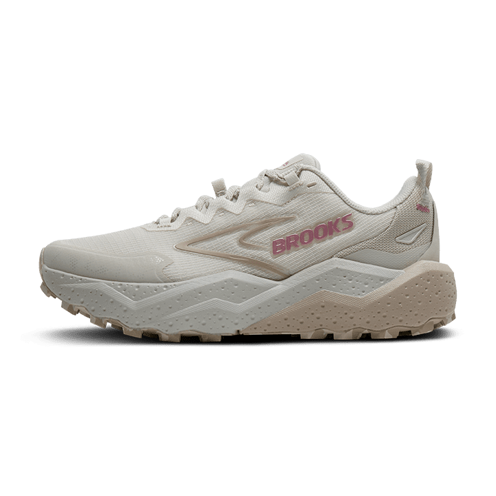 Brooks Caldera 8 Dömu Hlaupaskór Vaporous Grey/White/Chateau - Image 2