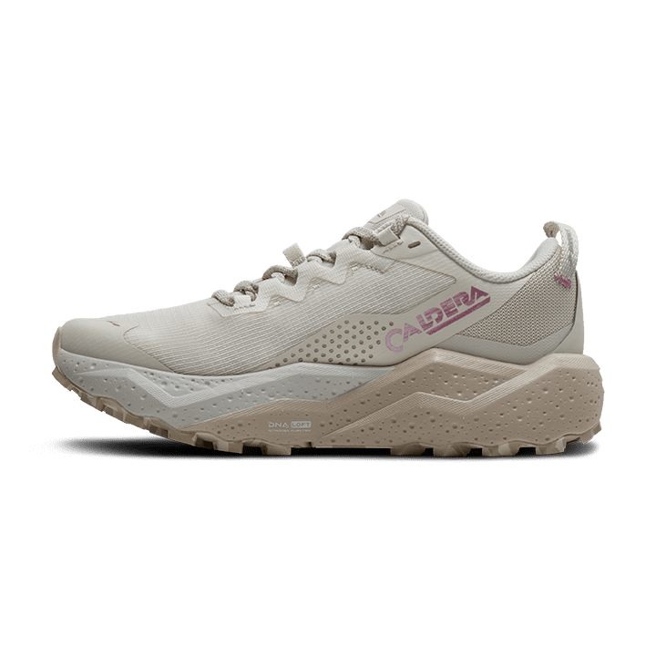 Brooks Caldera 8 Dömu Hlaupaskór Vaporous Grey/White/Chateau - Image 4