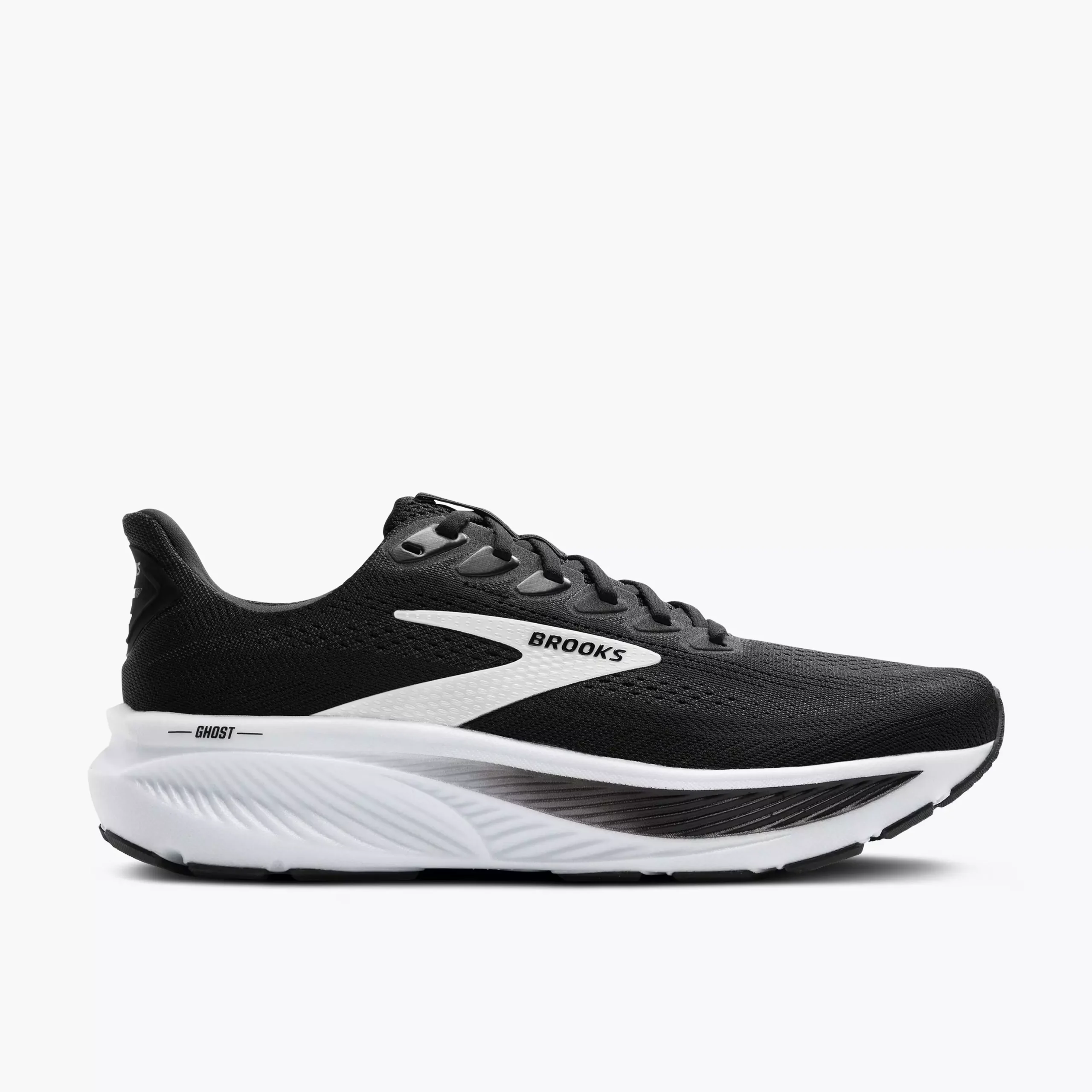 Brooks Ghost 17 Dömu Hlaupaskór Black/Grey/White
