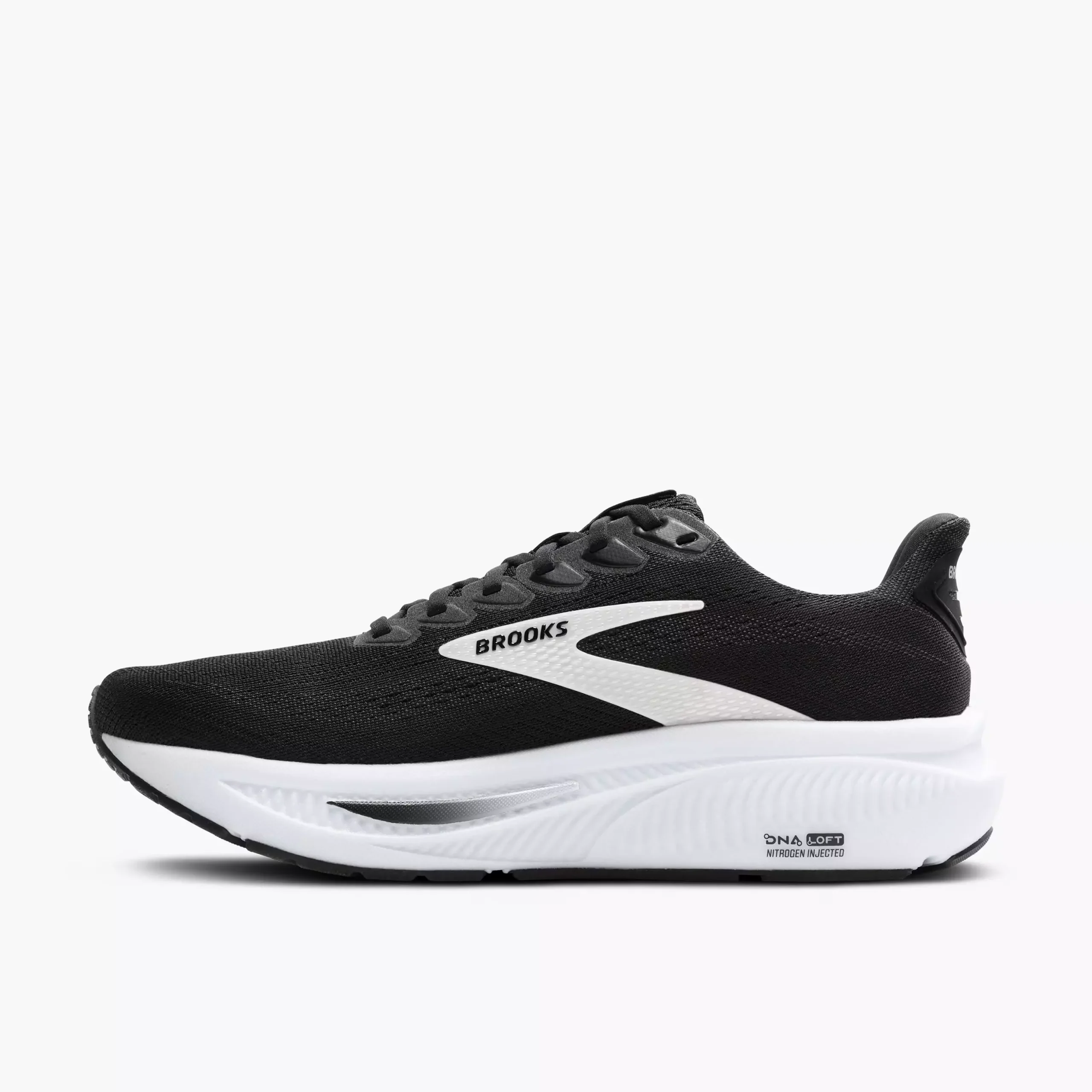 Brooks Ghost 17 Dömu Hlaupaskór Black/Grey/White - Image 5