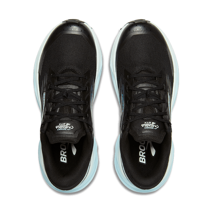 Brooks Cascadia 19 GTX Dömu Hlaupaskór Black/Ebony/Blue Flower - Image 6