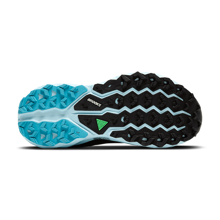 Brooks Cascadia 19 GTX Dömu Hlaupaskór Black/Ebony/Blue Flower - Image 7
