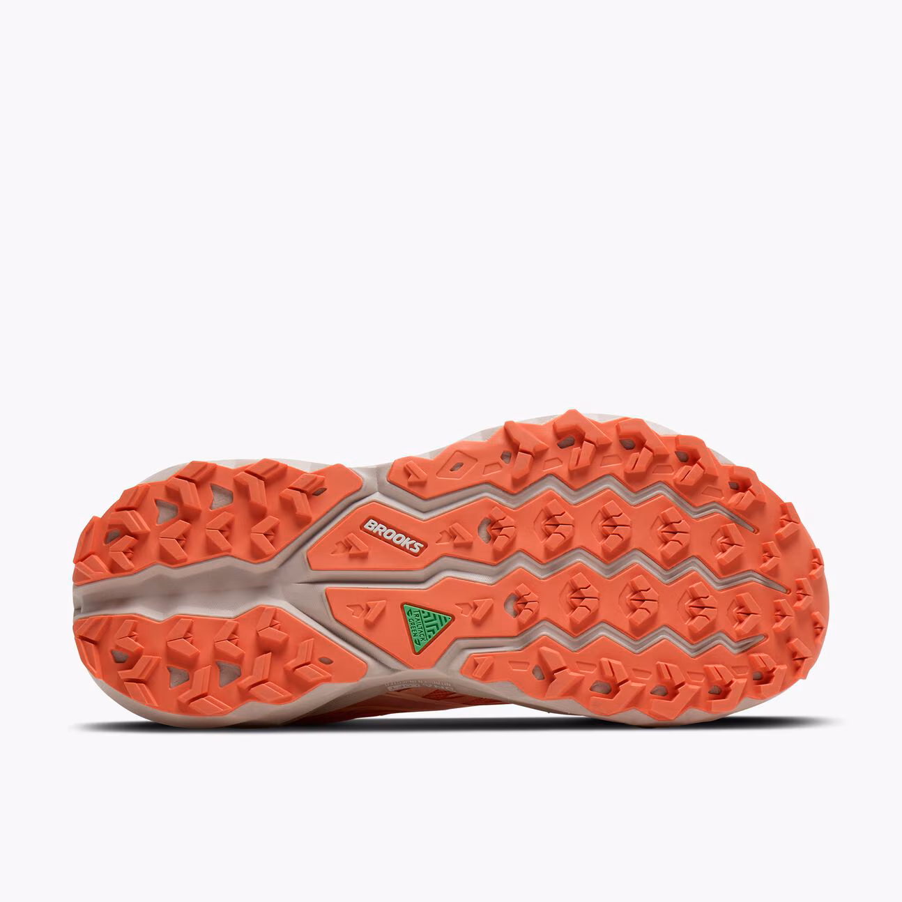 Brooks Cascadia 19 Dömu Hlaupaskór Peach Echo/Chateau/White - Image 7