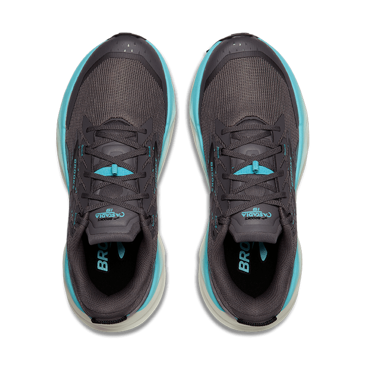 Brooks Cascadia 19 Dömu Hlaupaskór Rabbit/Black/Bluefish - Image 6