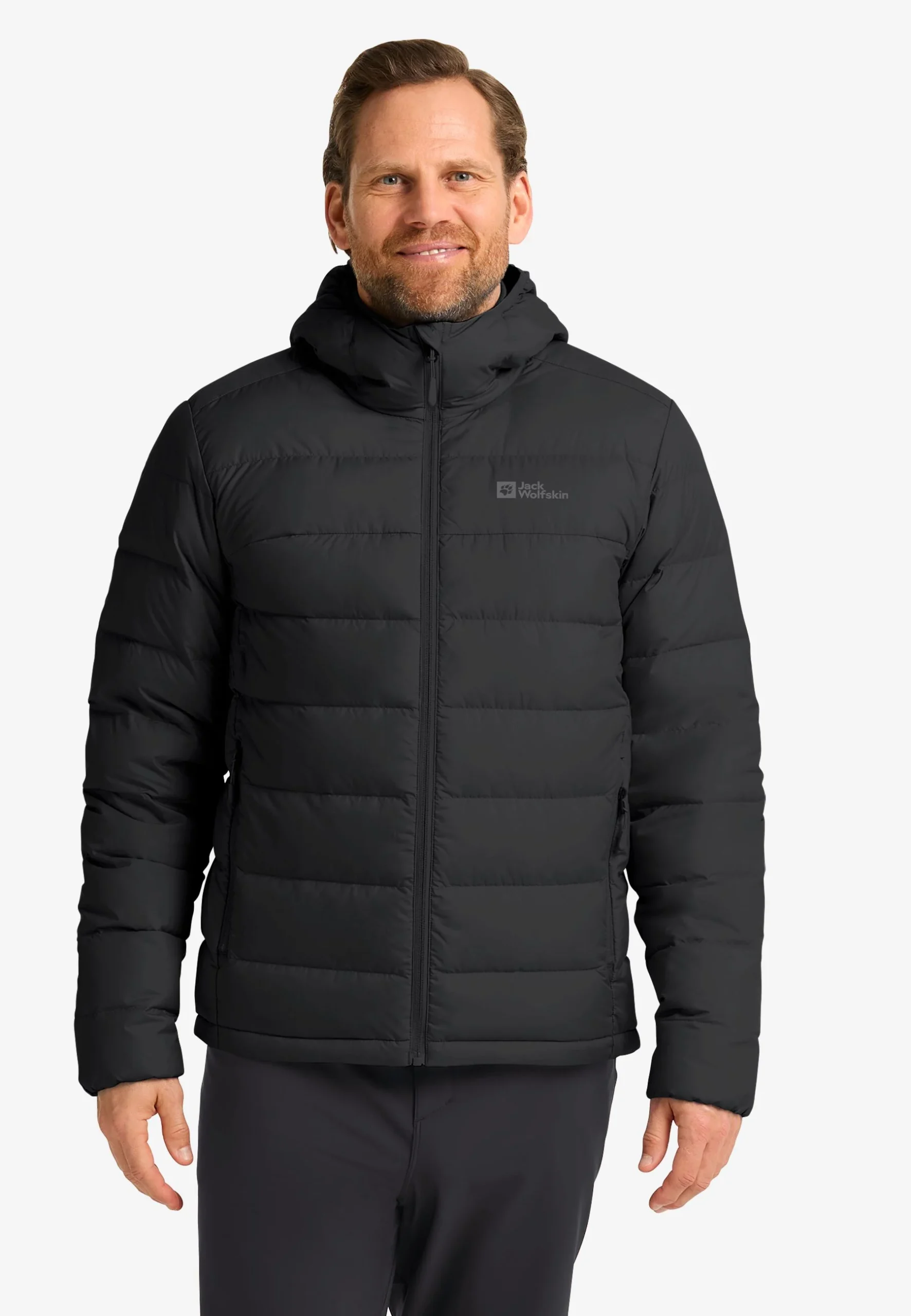 Jack Wolfskin Ather Herra Dúnjakki RDS Black