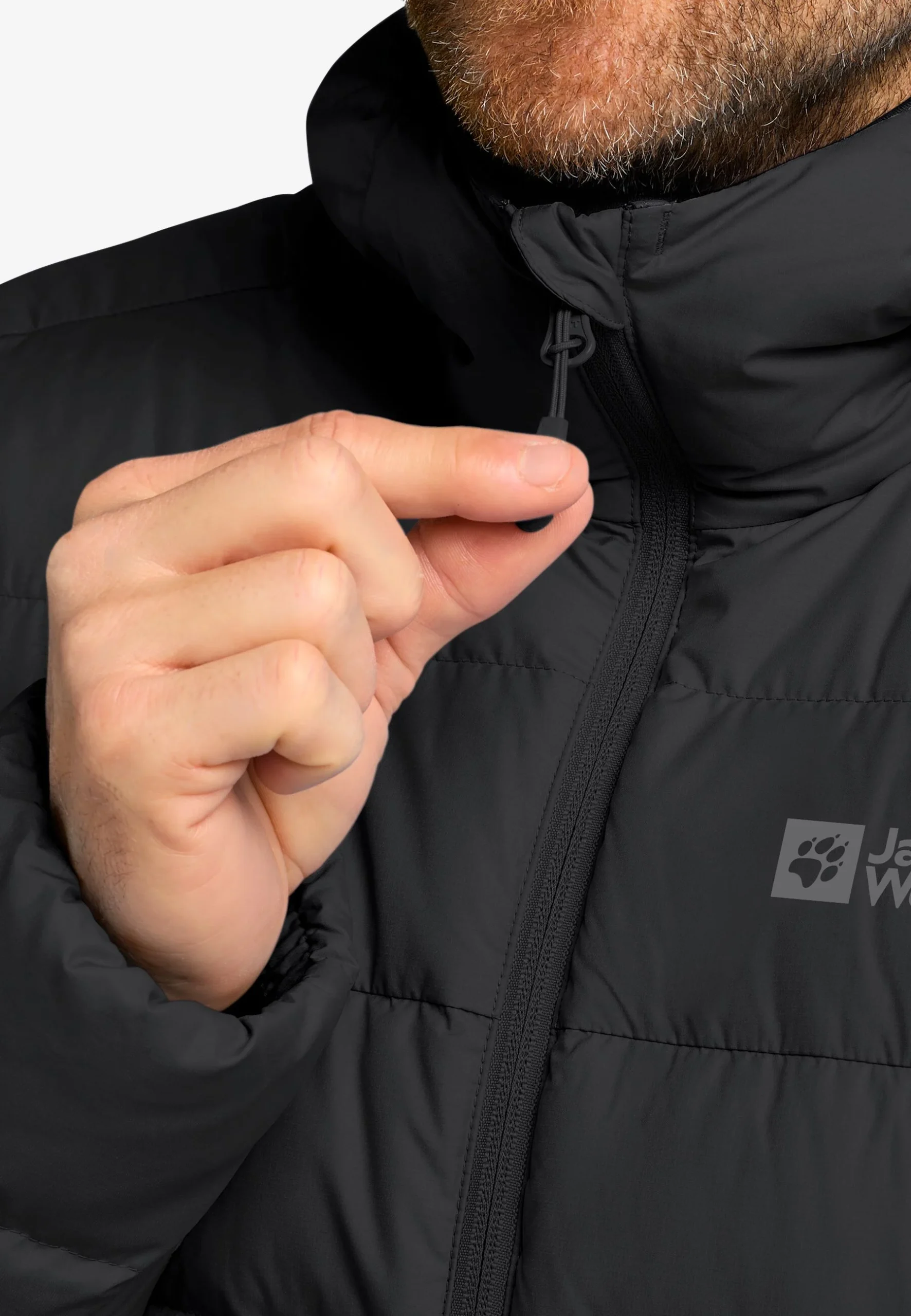 Jack Wolfskin Ather Herra Dúnjakki RDS Black - Image 4