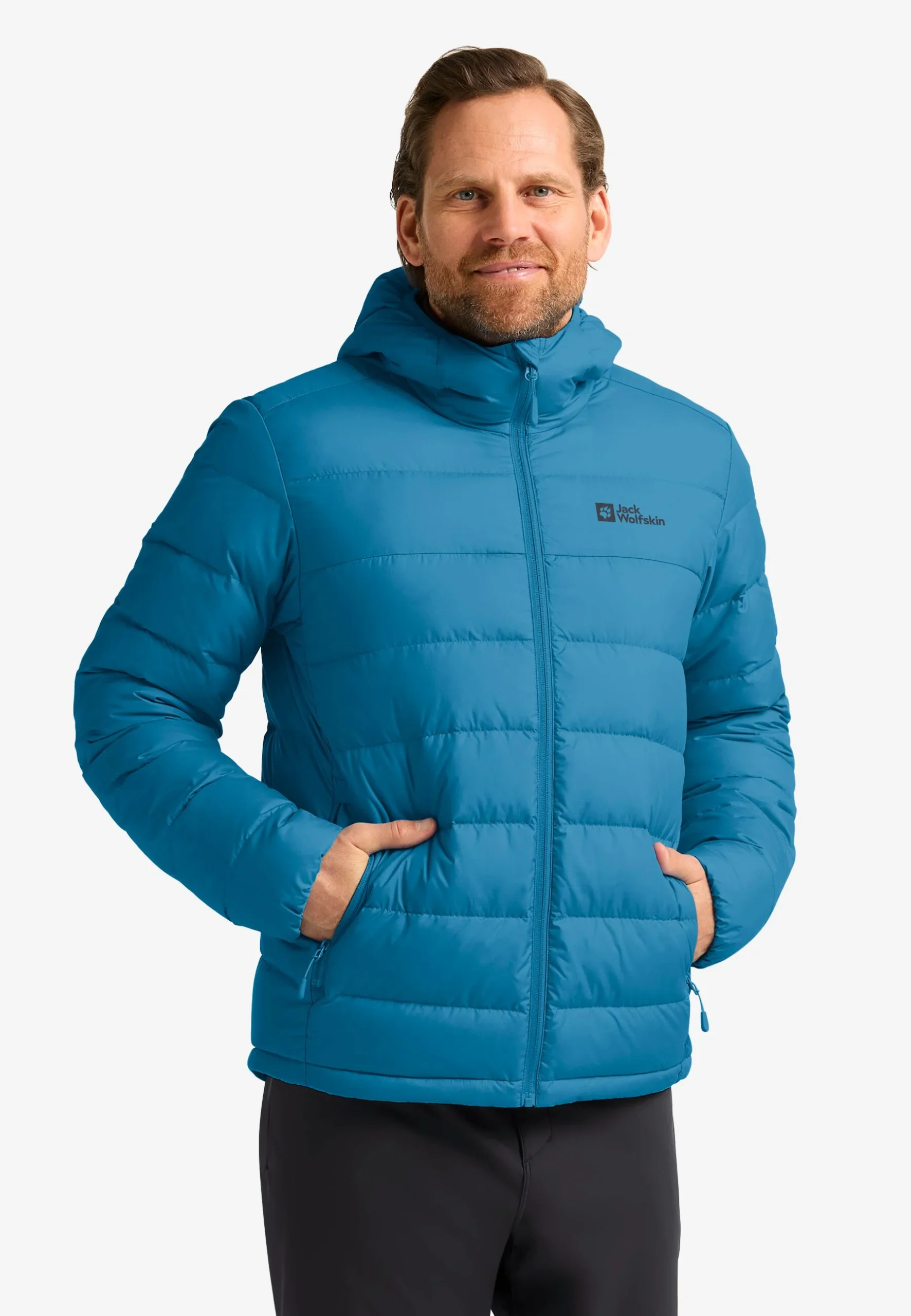 Jack Wolfskin Ather Herra Dúnjakki RDS Aurora Blue