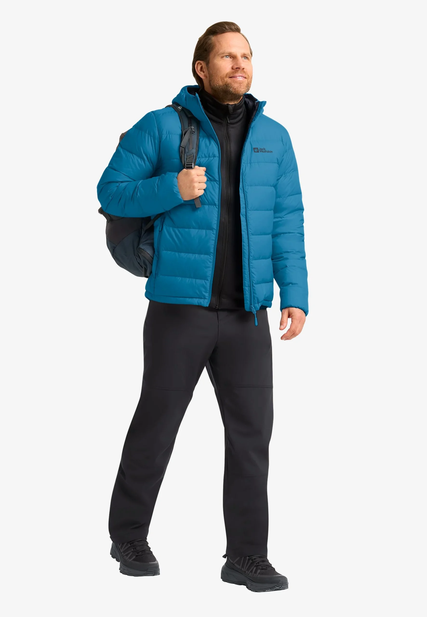 Jack Wolfskin Ather Herra Dúnjakki RDS Aurora Blue - Image 3