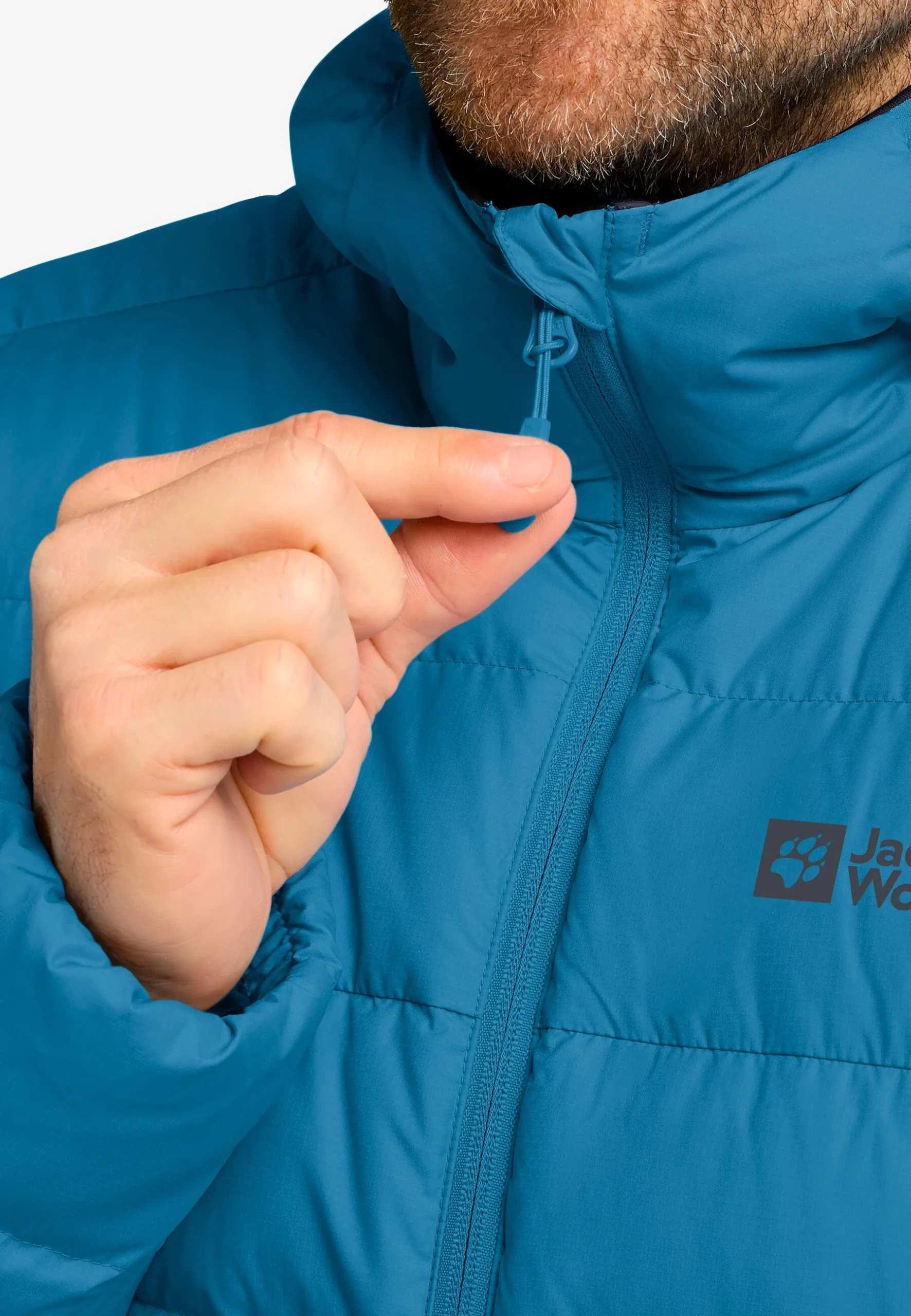 Jack Wolfskin Ather Herra Dúnjakki RDS Aurora Blue - Image 4