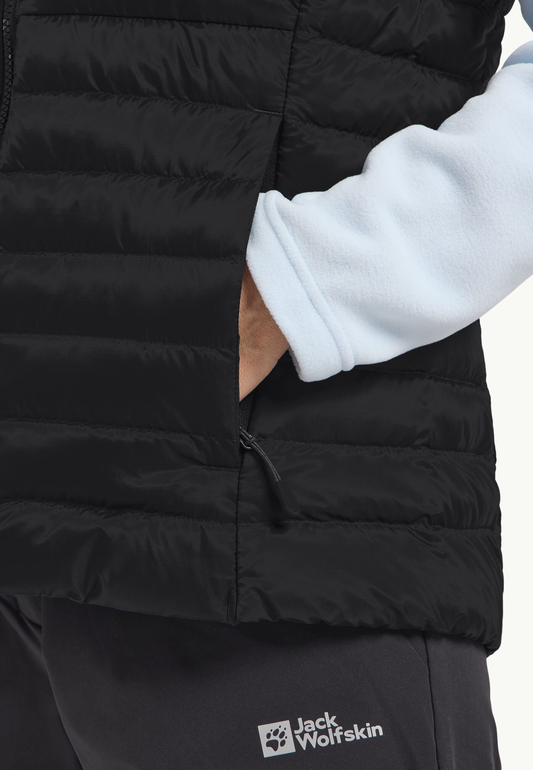 Jack Wolfskin Pilvi Dömu Dúnvesti Rds Black - Image 4
