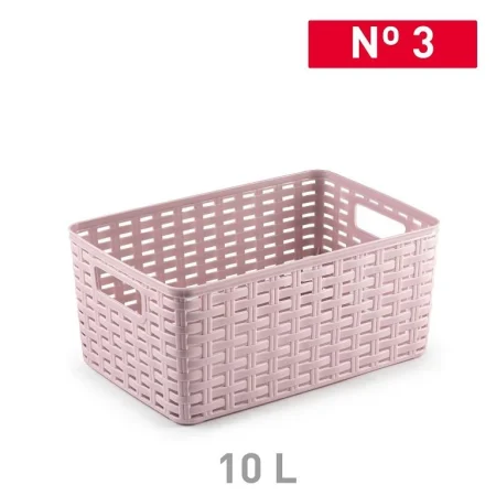 PlastForte Rattan Karfa 10L 33 x 22 cm ROSA PALO