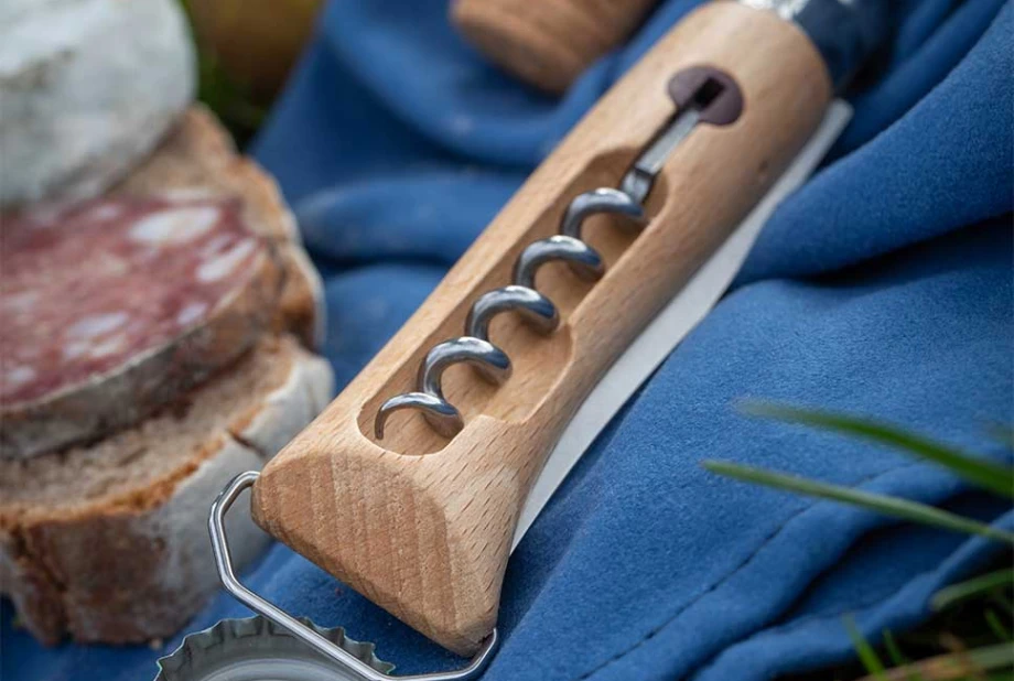 Opinel N°10 Hnífur með upptakara og tappatogara - Image 7