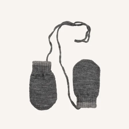 Lindberg Barna Vettlingar Magic Wool Mini Anth/Grey