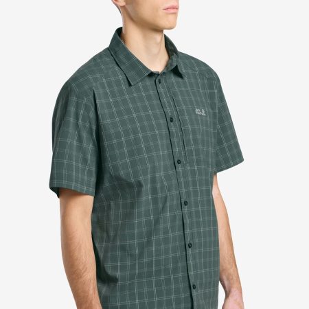Jack Wolfskin Norbo Herra Stuttermaskyrta Sago Palm