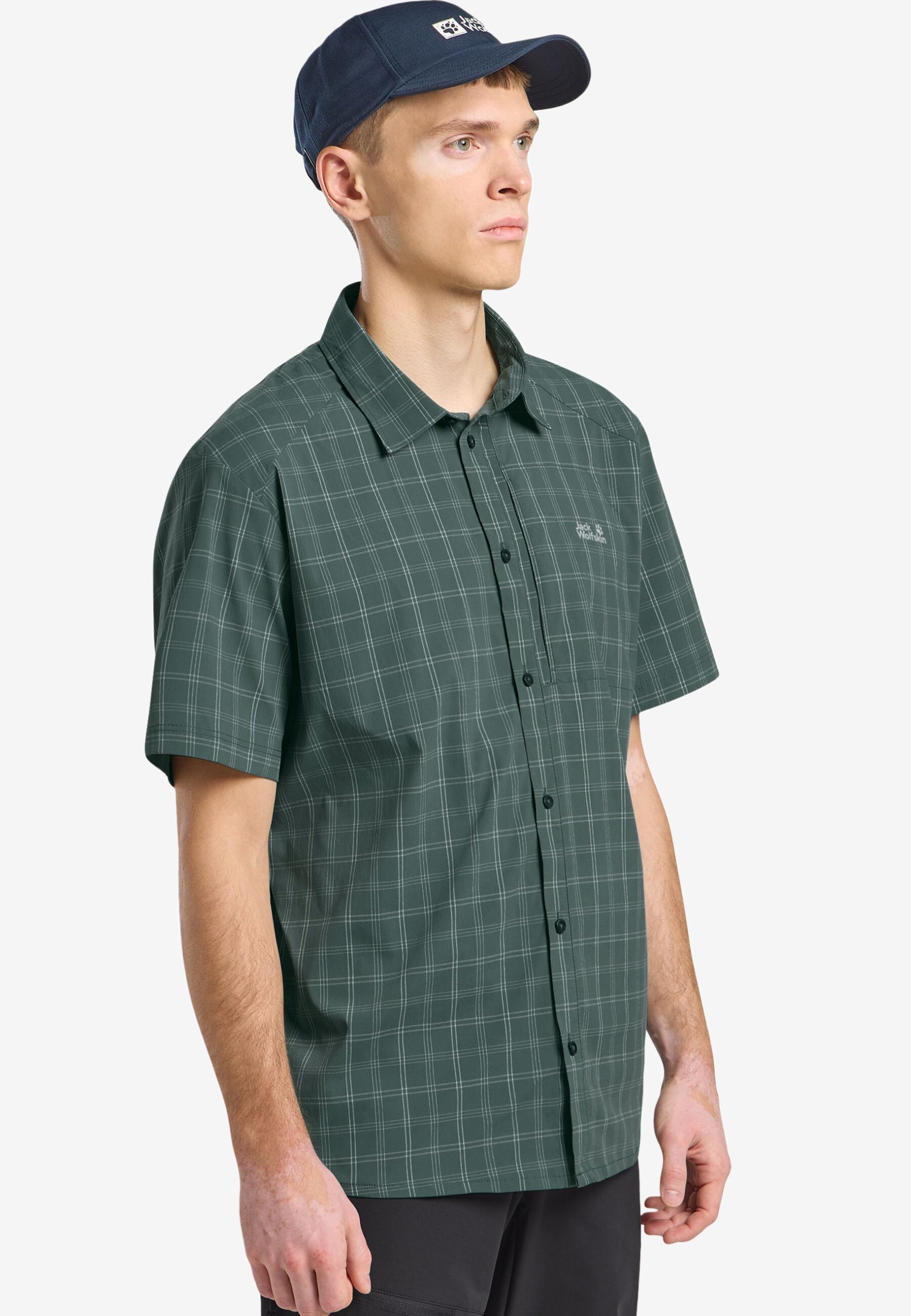 Jack Wolfskin Norbo Herra Stuttermaskyrta Sago Palm