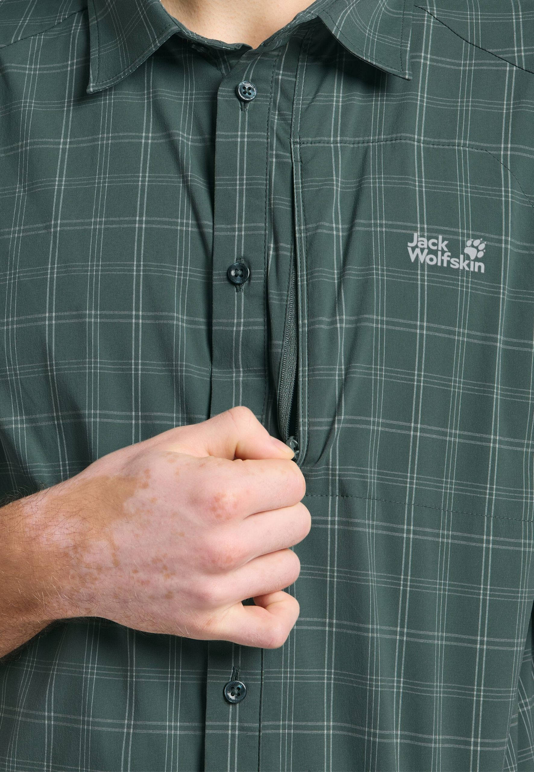 Jack Wolfskin Norbo Herra Stuttermaskyrta Sago Palm - Image 4