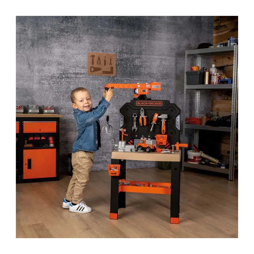 Smoby Black+Decker Verkfærabekkur með krana - Image 9